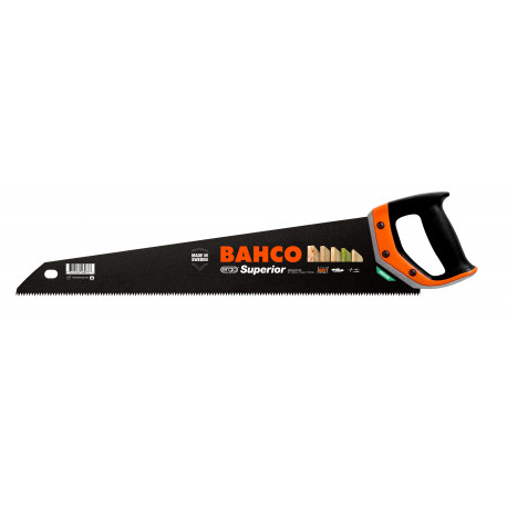 Bahco handsaw ERGO Superior – 475 mm blade, hardened tooth tips, XT tooth design, ergonomic three-co
