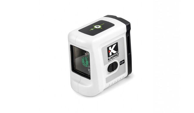 Cross line laser with green beams and magnets Kapro®