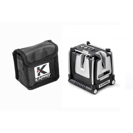 Kapro 873G cross-line laser with 3 green beams and foldable legs