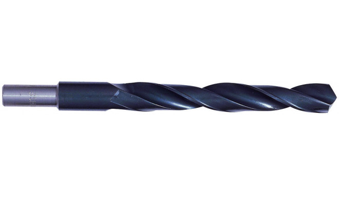 RRS HSS Roll Forged Jobber Length Drill Ø16,00 mm. Reduced shank 12 mm. Point angle 118°.  Steam tre