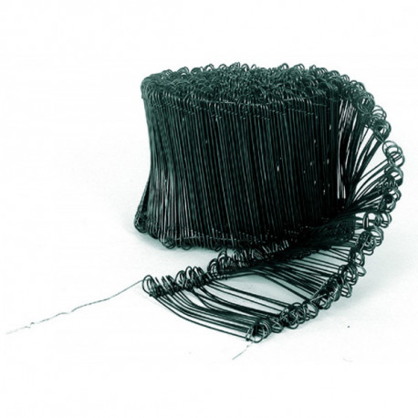 Edma aasadega wire ties – eyelet style, 1.1 mm x 200 mm, pack of 1000, metal wire