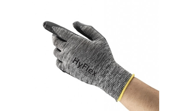 Safety gloves Ansell HyFlex 11-801, size 6. Nylon, Foam nitrile palm dipped. Retail pack