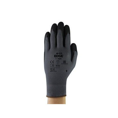 Safety gloves Ansell Edge 48-920, double nitrile palm,size 8 (12pcs)