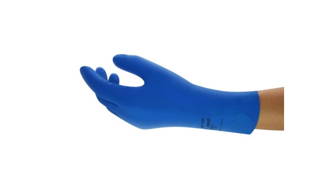 Latex chemical gloves Ansell AlphaTec 87-195, size 9 (12шт.)