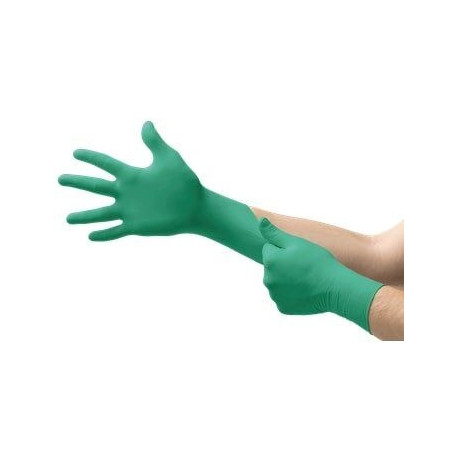 Disposable nitrile gloves Ansell TouchNTuff 92-600, 100 pcs, 0,12mm thick, size XL (9,5-10), smooth