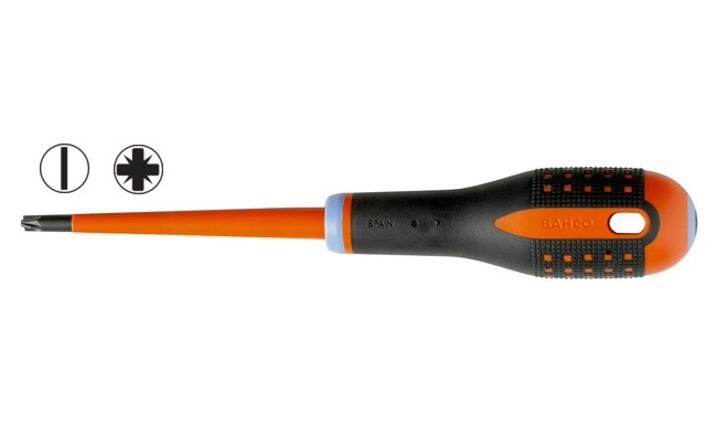 Insulated screwdriver ERGO™ SLIM Combi SL6/PZ2x100mm 1000V VDE