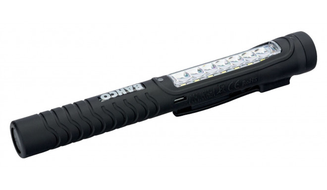 Pen lamp and torch with magnet 170mm 45 Lumens 7+1 SMD LED mikro USB charger