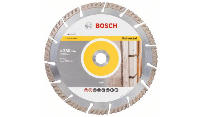 Bosch diamond disc 230x2.6x22.23mm, segment