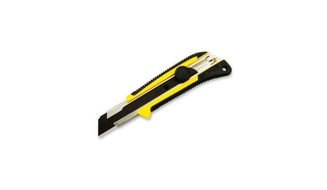 Extra heavy duty cutter with comfort-grip handle 25 mm and dial blade lock