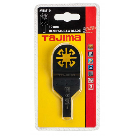 Multitool bimetal saw blade for wood, plastic and metal, flush cut 10mm (10pcs)