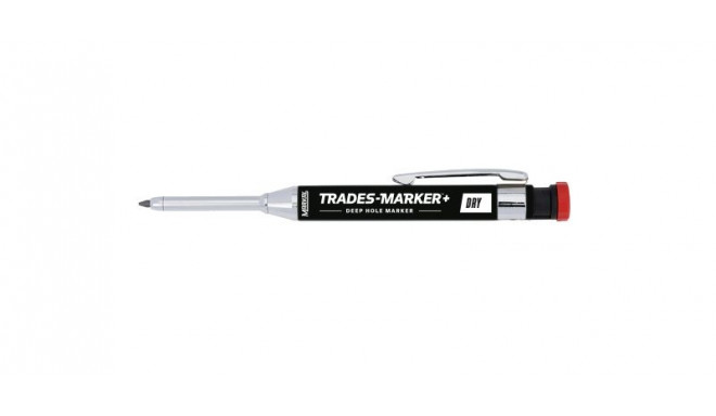 Deep-hole marker for hard-to-reach areas Markal Trades Marker Dry, metal barell, graphite