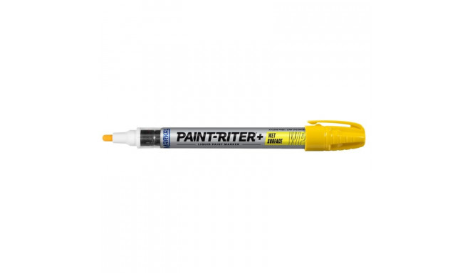 Markal Pro-Line WP paint marker – 3 mm tip, yellow, xylene-free, permanent on wet surfaces, metal ba