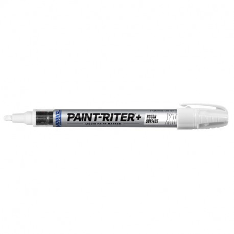Markal Pro-Line XT paint marker – 3 mm medium bullet tip, white enamel resin paint, durable metal ba