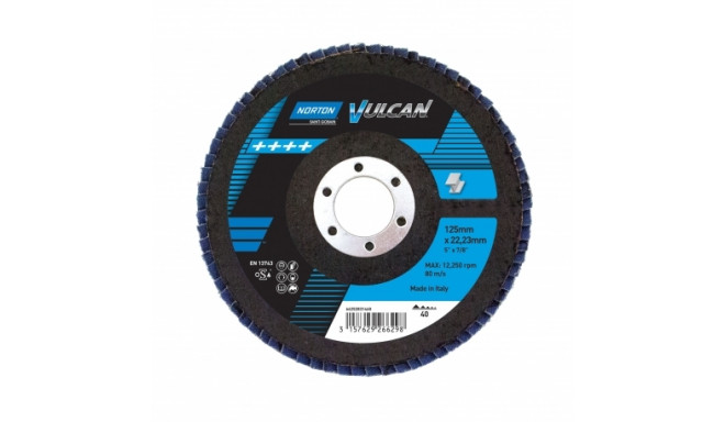Flap disc Norton Vulcan 125x22 R842 P40 (10pcs)