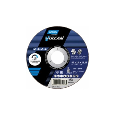 Lõikeketas Norton Vulcan 41 - 230X2.0X22.2 - A30S