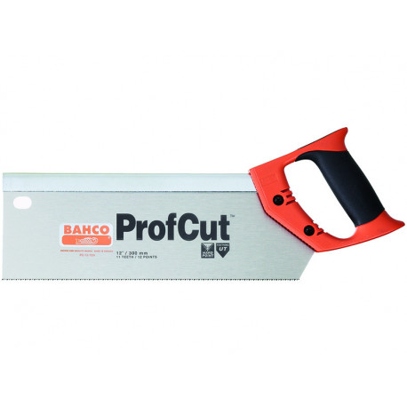 Bahco ProfCut tenon saw – 12" 300mm blade, 11/12 TPI ultra-sharp hardpoint teeth, ergonomic handle, 