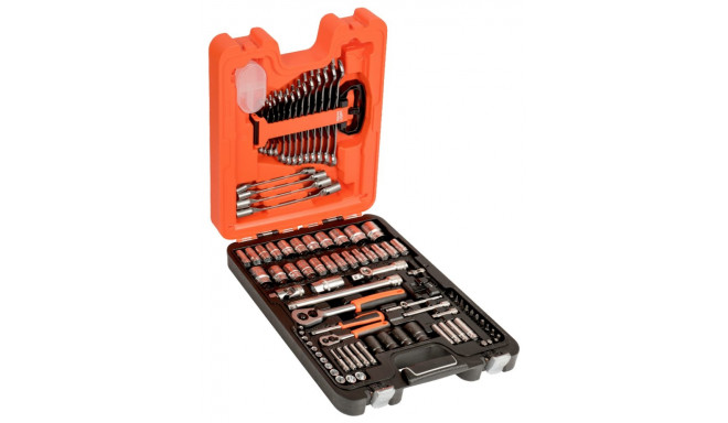 Socket and spanners set 1/4" and 1/2"94 pcs Metric+INCH