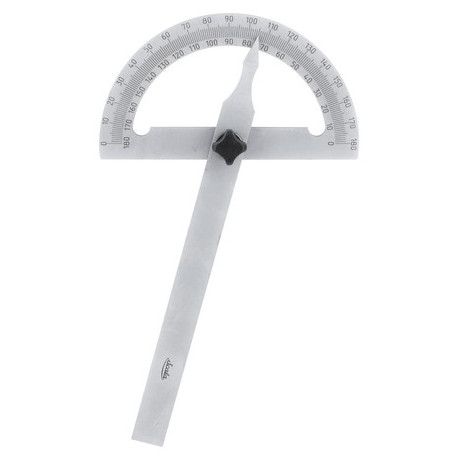 Protractor type 486 0-180° 150x120mm