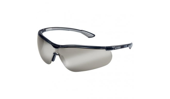 Safety glasses Uvex Uvex Sportstyle, dark lense, anti fog on the inside, Silvermirror coating, black