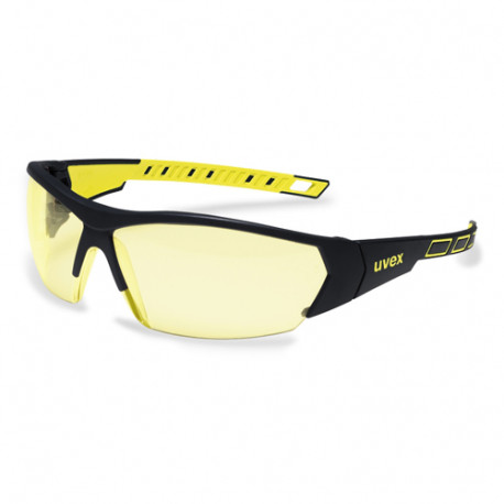 Uvex i-Works safety spectacles – panoramic polycarbonate lens, uvex supravision excellence coating, 