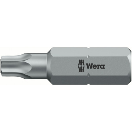 Wera 867/1 TORX® otsak – TX 15 × 25 mm, 1/4" kuuskant, vastupidav materjal