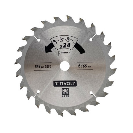 Circular saw blade 160x20x2.45/1.5mm, z20, 15°, (16mm adaptor), for wood
