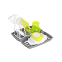 Universal bottle and teat drying rack