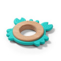 Wooden & silicone teether CRAB 1075/02