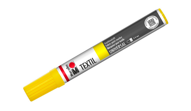 Marker tekstiilile 019 4mm kollane