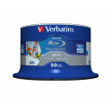 BD-R Verbatim 25GB 13h 6x Cake50 DataLife - ink jet printable surface - spindle