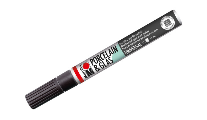 Marker portselanile ja klaasile 0,8mm  073 must