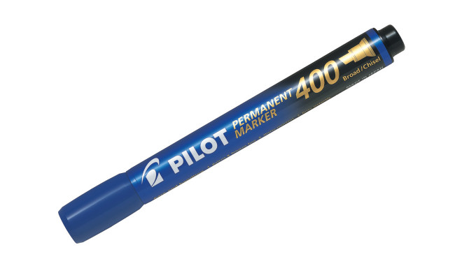 Marker permanent Pilot 400 - FINE 4 mm lõigatud otsaga -sinine