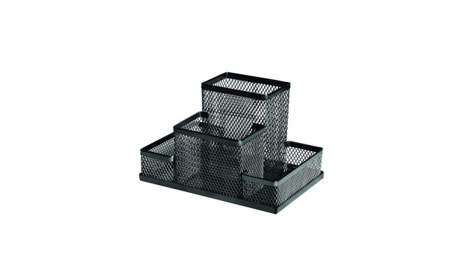 Kirjatarvete alus Forofis, must metallvõrk, 15,3x10,3x10cm