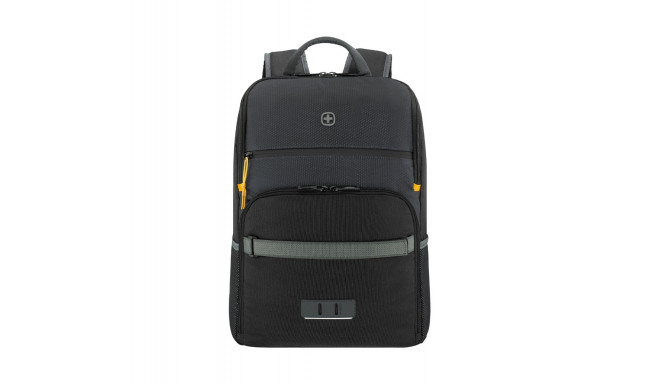 Sülearvuti seljakott Wenger Move 16" Laptop Backpack, must/tumehall, kolm sektsiooni, 10" tahvelarvu