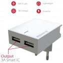 Swissten Smart IC Travel Charger 2x USB 3А / 15W With Micro USB Cable 1.2m