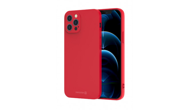 Swissten Soft Joy Silicone Case for Apple iPhone 14 Plus Red
