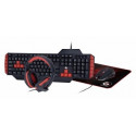 Gembird GGS-UMG4-02 4-in-1 Kit Keyboard + Mouse + Headphones + Mouse Pad