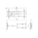 Multibrackets MB-6874 TV Wall-Mount Bracket for TVs up to 75" / 40kg