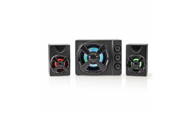 Nedis GSPR31021BK Gaming Speaker 2.1 / 33W / LED