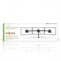 Nedis ERGOTMM100BK Table mount for 3 monitor up to 14-24 "