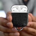 Devia Lux Series Eco Кожаный чехол с магнитным карабином Apple AirPods 1st Generation