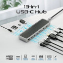 PROMATE ApexHub-MST 13in1 USB-C Dock Station HDMI / DisplayPort / LAN / PD 100W / SD/TF / USB3.0
