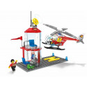 Blocki MyFireBrigade Helicopter and Control Tower / KB0812 / Constructor with 129 parts / Age 6+