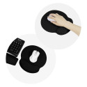 Ergonomic mousepad wrist support 250x230x25mm / black