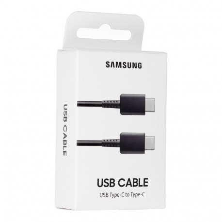SAMSUNG original cable Type C to Type C EP-DA705BBEGWW 1 m black blister