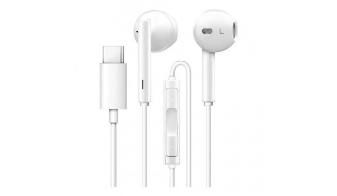 HUAWEI original wire earphones Type C with microphone CM33 white bulk