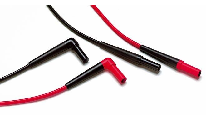 Testrijuhtmed 1000V, 10A, 1.5m, CAT3 must/punane