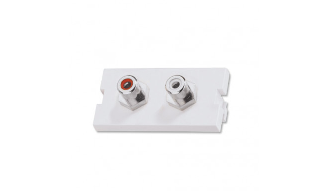 Moodul 2xRCA F / F, valge
