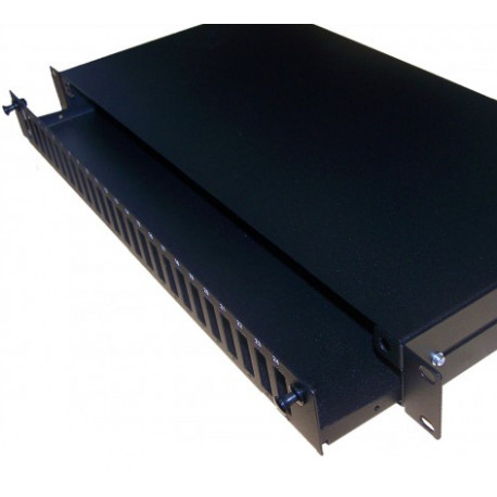 Sliding Panel Black 24 Port (SCD/LCQ) UNLOADED