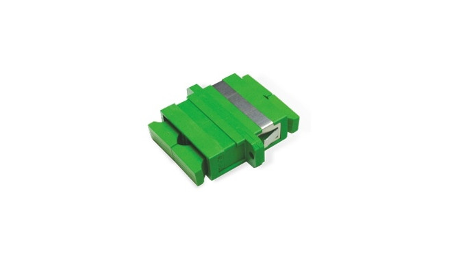 Adaptor SC APC Green - ZR - DX - Metal Clip - Flange - STD